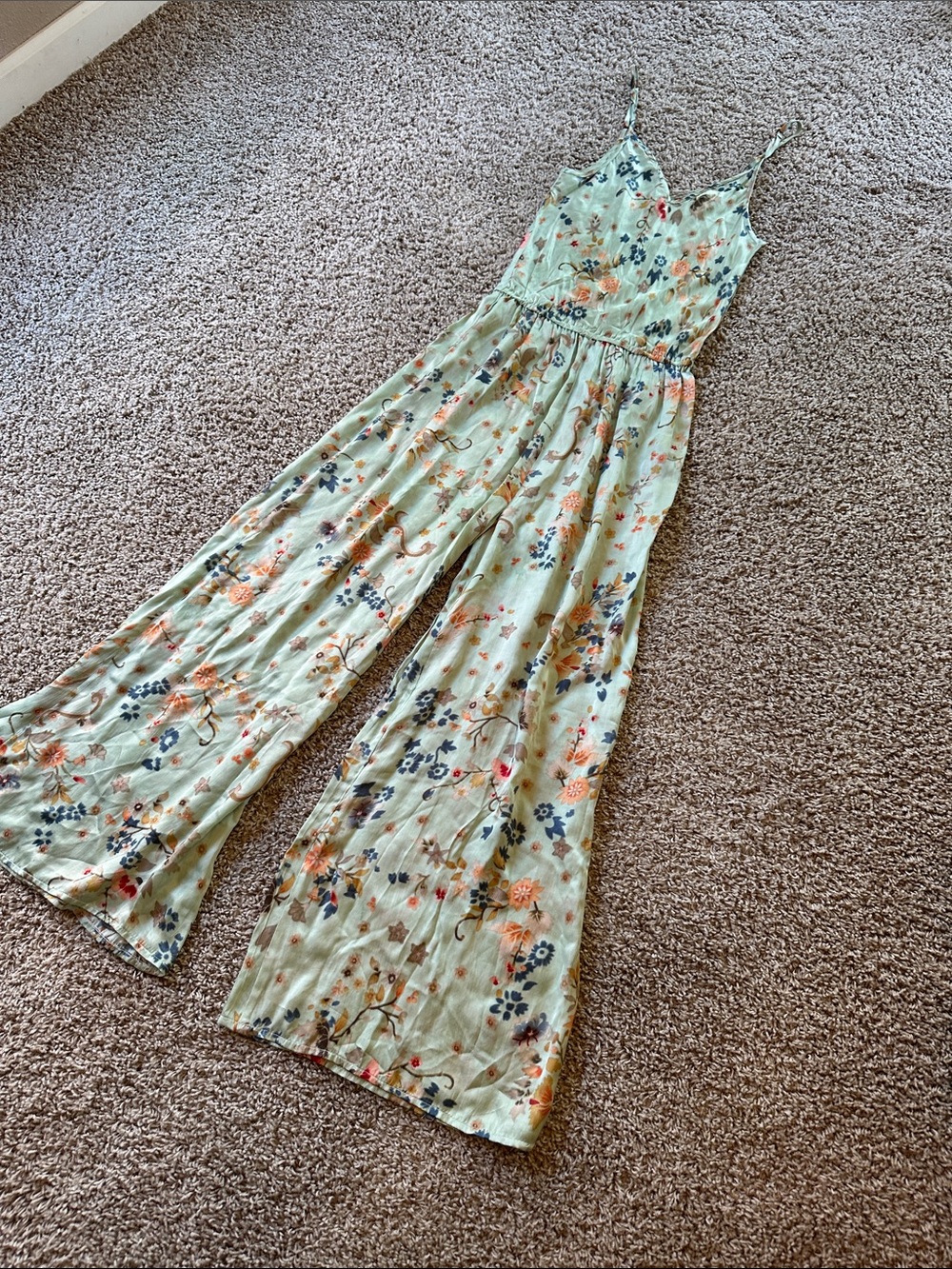 Jumpsuit Silk Yoanna Mes Demoiselles Paris Wide leg Ethereal Designer EU 36